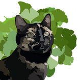 Ginkgo1 during August 2023, Still but a wee-lad. Ginkgo2 is visible in the background.